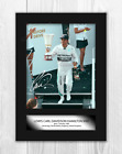 Lewis Hamilton 2 A4 signed mounted picture poster Choice of frame