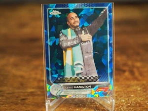 Lewis Hamilton 2022 Topps cromo zafiro fórmula 1 #169 - Imagen 1 de 2