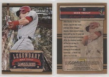 2014 Panini Classics Legendary Lumberjacks Mike Trout #22