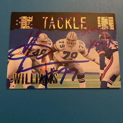 Erik Williams Autograph Card - Image 1 of 2