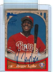 1999 Bowman Reggie Taylor Autogrammkarte Philadelphia Phillies - Bild 1 von 1