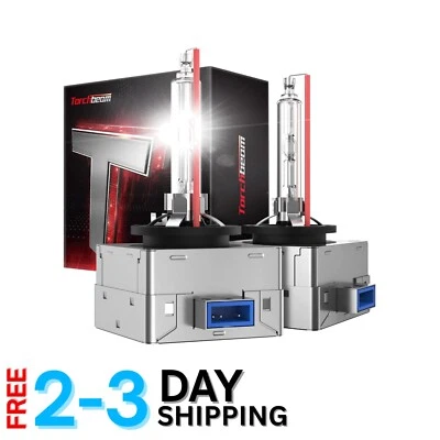 Xenon HID Headlight Bulbs 7000LM 6000K, 5 Times Lifespan - D8R Style, 2 Packs - Image 1 of 4