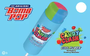 Pegatina Bomb Pop Candy Clash Push Up, Ice Cream Turck 7"x5" - Imagen 1 de 3