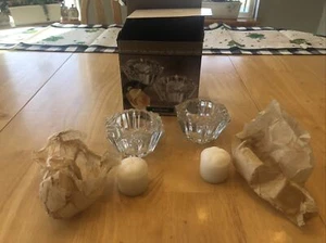 Home Trends Kristall Sechseck Windlicht Halter Indiana Glas Neu in Box - Bild 1 von 4