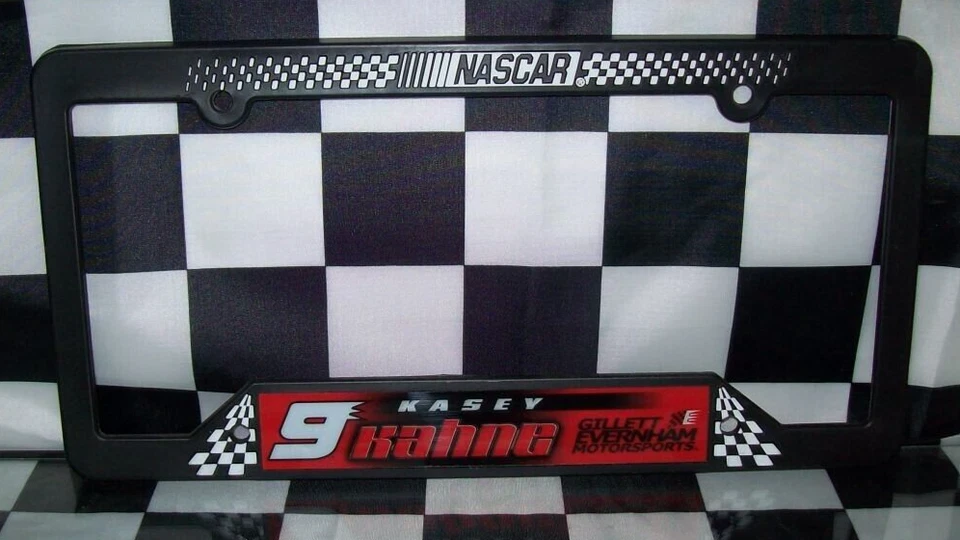 KASEY KAHNE #9 WINCRAFT NASCAR PLASTIC LICENSE PLATE FRAME - Image 1 of 1