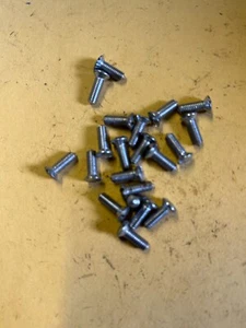8-36 UNF X 1/2"  RAISED HEAD COUNTERSUNK SLOT SCREWS X 20 - Picture 1 of 2
