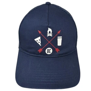 Cap America Snapback Mesh Back Trucker Mütze Blau One Size Fire Pizza - Bild 1 von 8