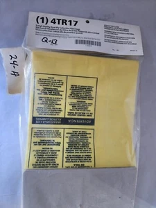 Paquete de 5- Bolsa de filtro de vacío Dayton 4TR17 - Imagen 1 de 2