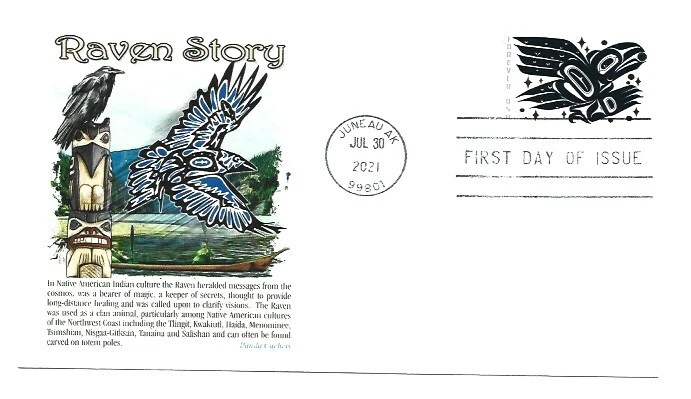  5620 Raven Story, Panda Cachets FDC  - Image 1 of 1