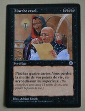 X 1 cruel market (cruel bargain portal french) magic mtg