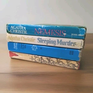 Agatha Christie Vintage Novels Lot Of 4 Death On The Nile, Nemesis, Etc - Picture 1 of 24