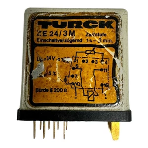 ZE24/3M Turck Relay Contactor 24Vdc 200Ohm 200R - Foto 1 di 2