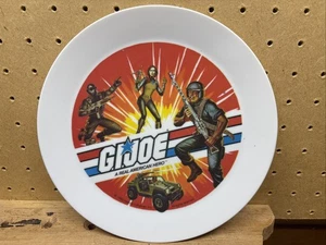 Vintage G.I. Joe Child’s Plate Snake Eyes Scarlett  Fast Shipping - Picture 1 of 4