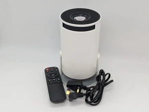 HY300 Pro mini projector WiFi 6 BT5.0 automatic keystone with remote UK cable B - Picture 1 of 13