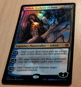 Mtg Magic: # FOIL # Ashiok, Bildhauer der Angst, Sculptor of Fears PLANESWALKER  - Bild 1 von 2