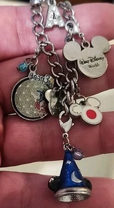 De Colección Disney Epcot Fantasía Mago Sombrero Julio Piedra Natal 18" Dije Mickey Collar - Imagen 1 de 5