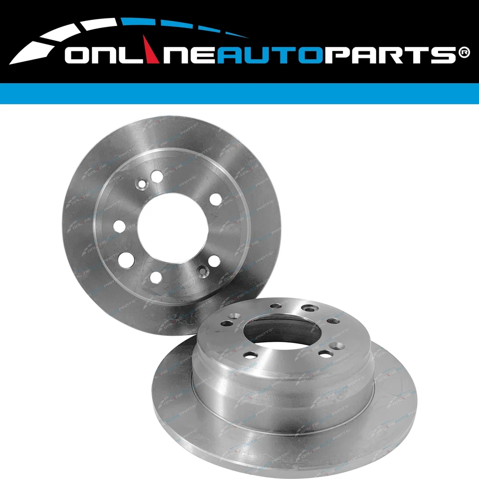 Rear Disc Brake Rotors for Kia Sportage KM SL 2.0L G4GC G4KD D4EA 2006~13 262mm - Image 1 of 1