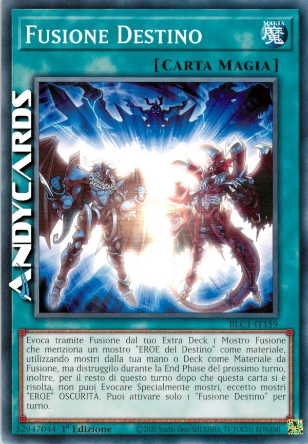 FUSIONE DESTINO (Fusion Destiny) • Comune • BLC1 IT159 • 1Ed • Yugioh ANDYCARDS - Immagine 1 di 1