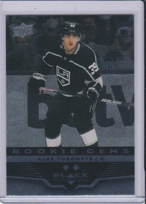 2021-22 Upper Deck Extended ALEX TURCOTTE rookie Black Diamond Dual Kings - Image 1 of 2