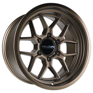 Falcon Wheels Rim TX1 17x9 6x139.7 ET-12 106.3CB Full Matte Bronze - Picture 1 of 6