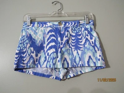 LILLY PULITZER NIÑAS CALLAHAN PANTALONES CORTOS AZUL ES SIEMPRE VERANO EN ALGÚN LUGAR 14 EN MUY BUEN ESTADO Foto 1 de 4