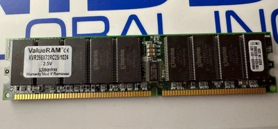 Kingston KVR266X72RC25/1024 PC2100R 1GB Server Memory RAM - Image 1 of 2