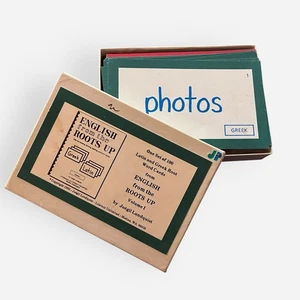 ENGLISH from the ROOTS UP Vol. I Set of 100 Latin & Greek Word Cards J.Lundquist - Picture 1 of 2