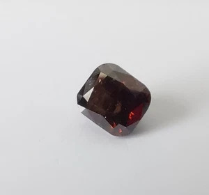 2.15ct AUSTRALIAN RED DIAMOND Fancy Dark Orangy Red Cushion Clarity SI1 Top💎 - Picture 1 of 14