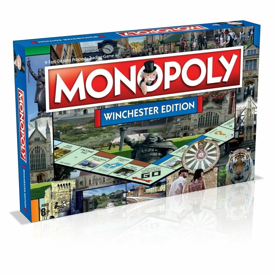 Winchester Edition Monopoly Property Trading Family Board Game