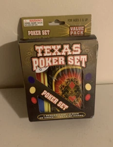 Paquete de valor conjunto de póquer de viaje nuevo caja abierta - Imagen 1 de 4