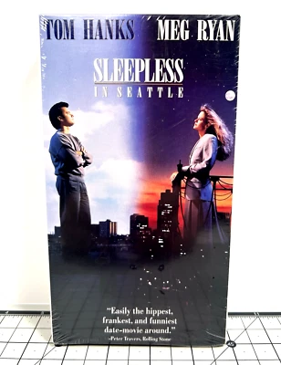 Sleepless in Seattle (VHS, 1993) Tom Hanks Meg Ryan Watermarks New Sealed - Image 1 of 4