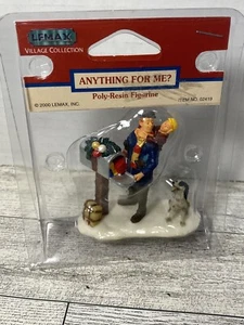2000 LEMAX Polyresin Figurine "Anything For Me?" (Man, Boy & Dog), # 02419 - Picture 1 of 5
