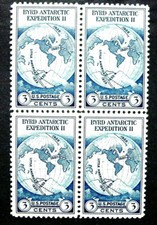 United States, 1933 Scott 733, Antarctic Byrd Expedition, Block of 4, MNH