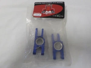 2 Pieces Redcat Racing Blue Aluminum Rear Hub Carrier #052005 NEW - Picture 1 of 4