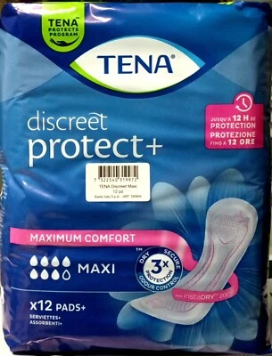 Tena discreet maxi assorbenti 144 pezzi (12 confezioni da 12 pezzi)