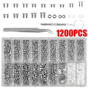 Eyeglass Repair Kit-Screw Nut, Nose Pad Set, Optical Tool for Glasses & Sunglass - Picture 1 of 8