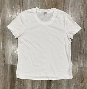 James Perse Women's WLJ3114 White Vintage Little Boy Crewneck T-Shirt - Picture 1 of 2