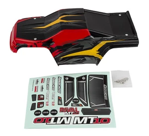 Team Associated 25830 RIVAL MT10 Karosserie V2, rot-gelb - Bild 1 von 1