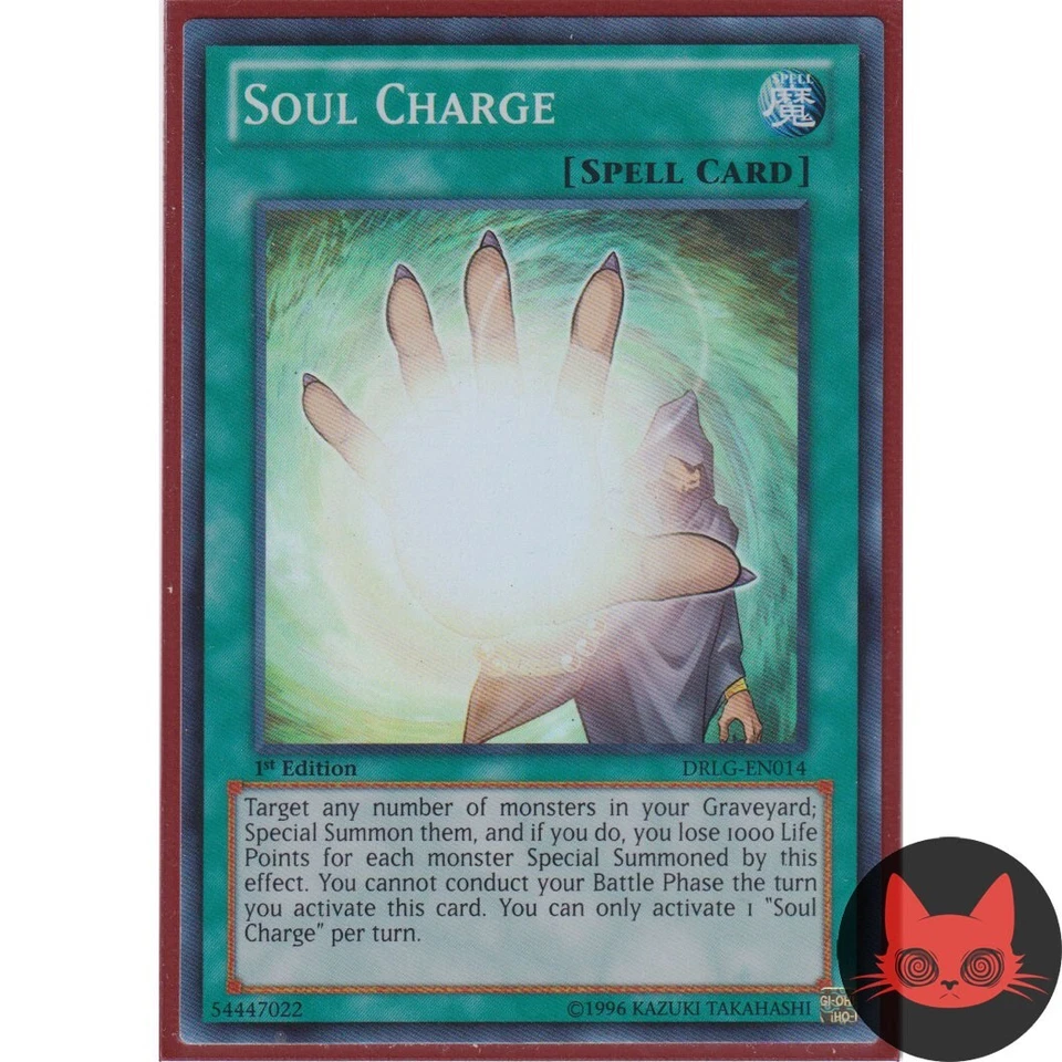 Yugioh Soul Charge DRLG-EN014 Super Rare 1st Edition NM - Image 1 of 1