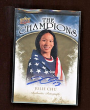 2009-10 Upper Deck The Champions Autographs Gold #CHJC Julie Chu      *19842