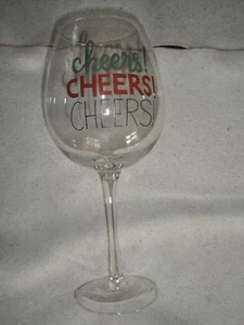 Large WINE GLASS that holds 1 bottle of wine 25 oz  Cheers NEW in box DCI - Picture 1 of 8