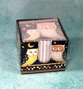 Debbie Mumm 500 3”x3” Loose Owl Theme Note Sheets in Dispener Box New/Sealed - Picture 1 of 8