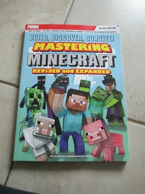 Prima Game Guide Mastering Minecraft Revised and Expanded 2015 Paperback Book - Image 1 of 2