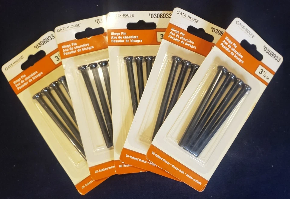 36 Hinge Pin 3 1/2" Gate House Gatehouse 0308933 Bronze Oil Brass Satin Nickel