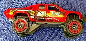 Hot Wheels 2013 Red Racer Truck Redline Diecast BFD61 M18 - Picture 1 of 3