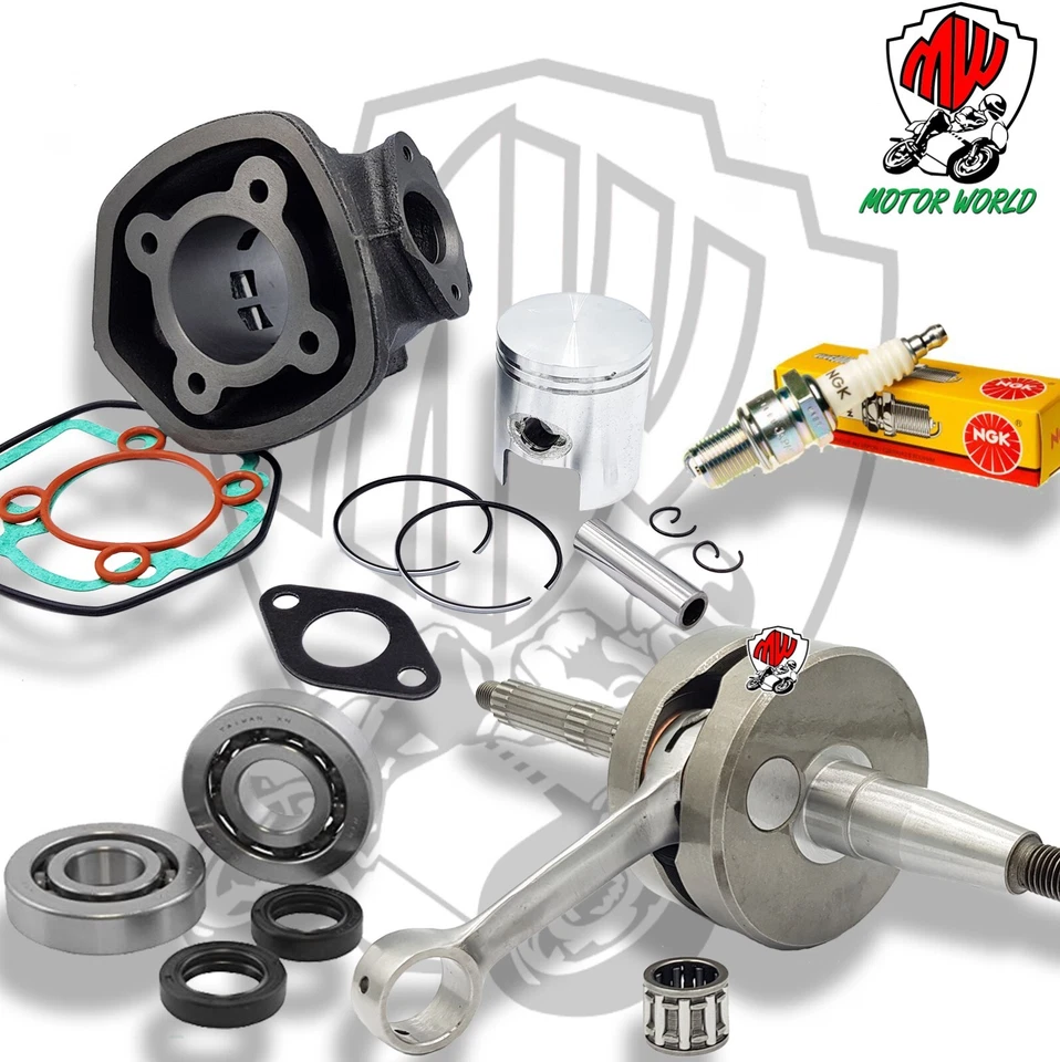 KIT POTENZIAMENTO CILINDRO ALBERO CANDELA 70cc ø47 2T PIAGGIO ZIP 50 2T SP H2 - Immagine 1 di 1