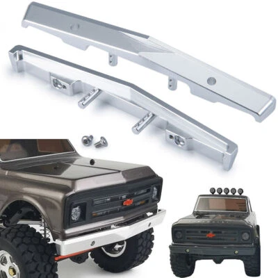 Aluminum Metal Front Bumper for 1/24 RC Crawler Axial SCX24 AXI00001T1 C10 Car - Image 1 of 4
