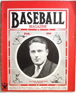 Baseball Magazin Februar 1935 Joe Cronin, Babe Ruth, Night Baseball, NY Giants - Bild 1 von 2