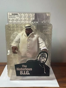 2006 Mezco Notorious B.I.G. Biggie Smalls 9” Figure Beige Suit NIP - Picture 1 of 16