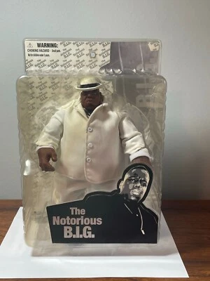 2006 Mezco Notorious B.I.G. Biggie Smalls 9” Figure Beige Suit NIP - Image 1 of 4